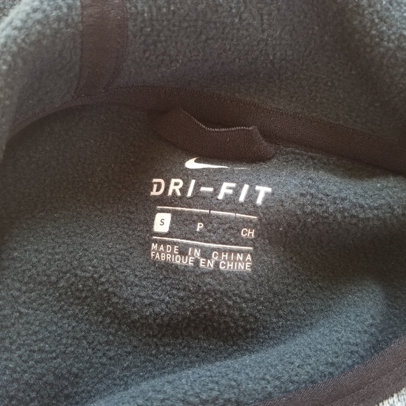 Nike Dri-fit Fleece Lined Gray Pullover Hoodie - Picture 4 of 11